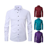 Stretch Long Sleeve Shirt Men's Work
